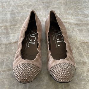 AGL Blakely cap toe ballet flats